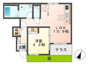 Casa delle rose（カーサ　デルレ　ローゼ）の物件間取画像